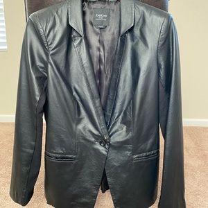 Cute leather blazer